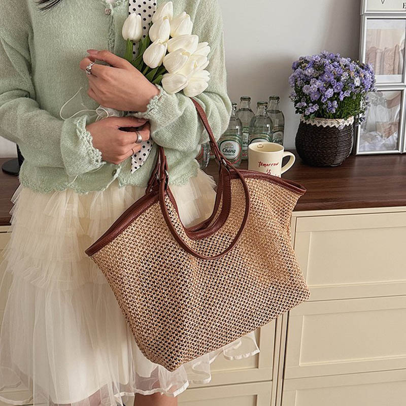 女性キャンバストートショルダーバッグ大容量ヴィンテージカジュ - Women Hand Bags For Office のレビューと価格