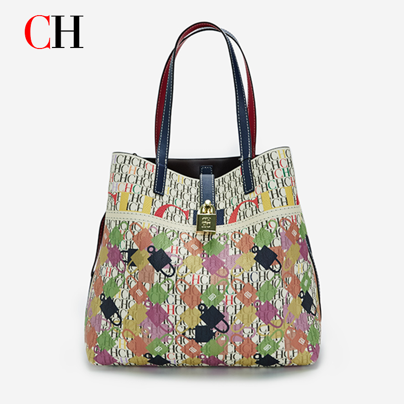 CH レディース 大容量プリントトートバッグ、ファッション感 - Women'S Bags Handbags のレビューと価格