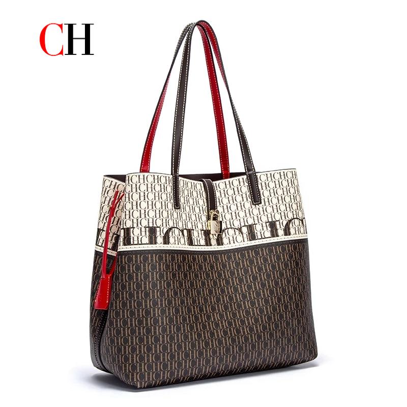 CH レディースハンドバッグ大容量ショルダーバッグレディース - Women Bags On Sale のレビューと価格