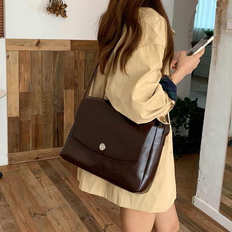 Cgcbag-女性用のビンテージスタイルの合成皮革バッグ,大 - Women Bags On Sale のレビューと価格