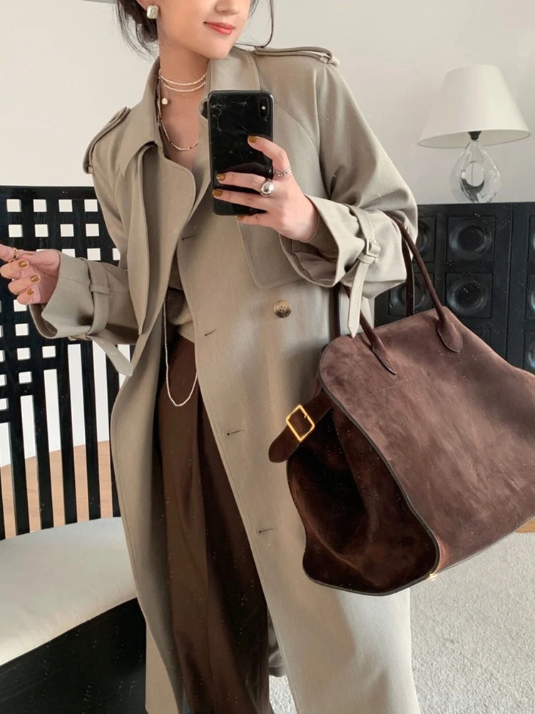 オフィスレディース仕事大容量トート牛革本革ハンドバッグ女性脇 - Women Hand Bags For Office のレビューと価格