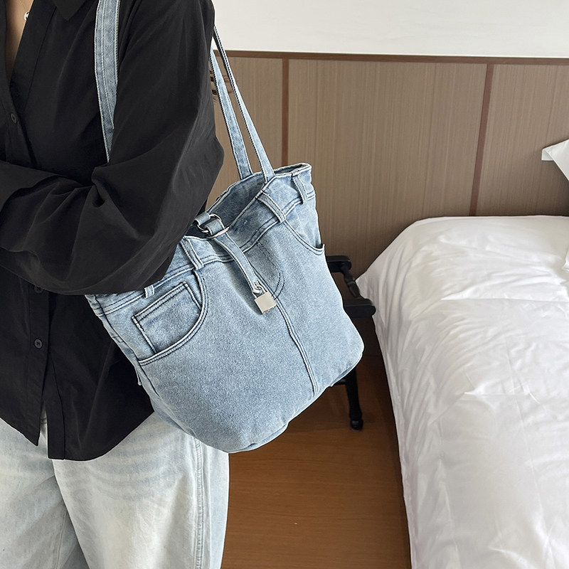 デニムファッションは、シンプルでトレンド感があり、日本や韓国 - Women'S Young Bags のレビューと価格